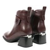 Giày Boots Nữ Pierre Cardin - 300 (Da Thật Cao Cấp, Thiết Kế Gót Khối Hình Học Hiện Đại)