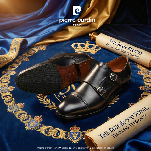 Giày Double Monkstrap Cao Cấp Pierre Cardin - PCMFWLH 363