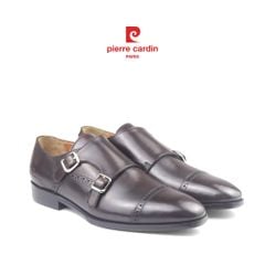 Giày Double Monkstrap Cao Cấp Pierre Cardin - PCMFWLH 363 (BROWN)