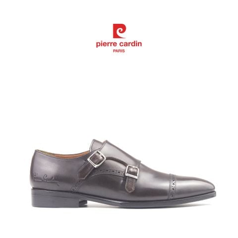 Giày Double Monkstrap Cao Cấp Pierre Cardin - PCMFWLH 363 (BROWN)