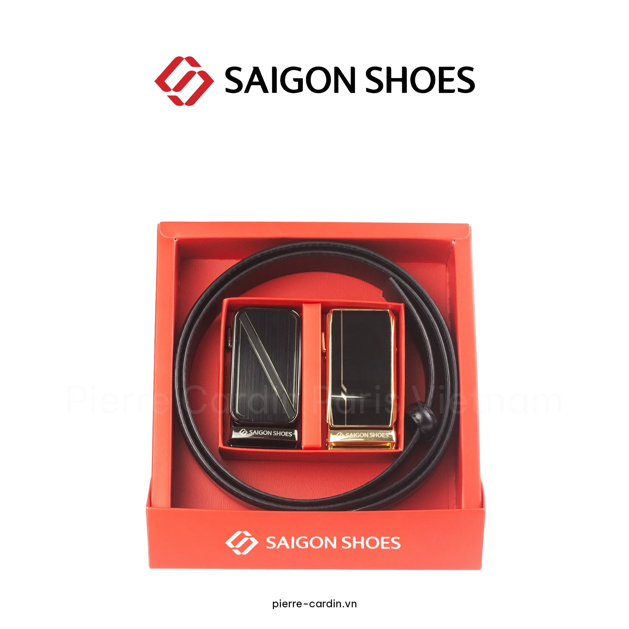 Bộ thắt lưng Saigonshoes 100 (khóa tự động)