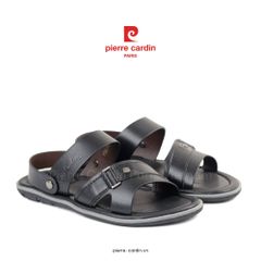 Sandals Da Cao Cấp Pierre Cardin - PCMFWLG 156 (BLACK)