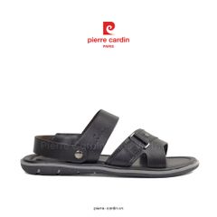 Sandals Da Cao Cấp Pierre Cardin - PCMFWLG 156 (BLACK)