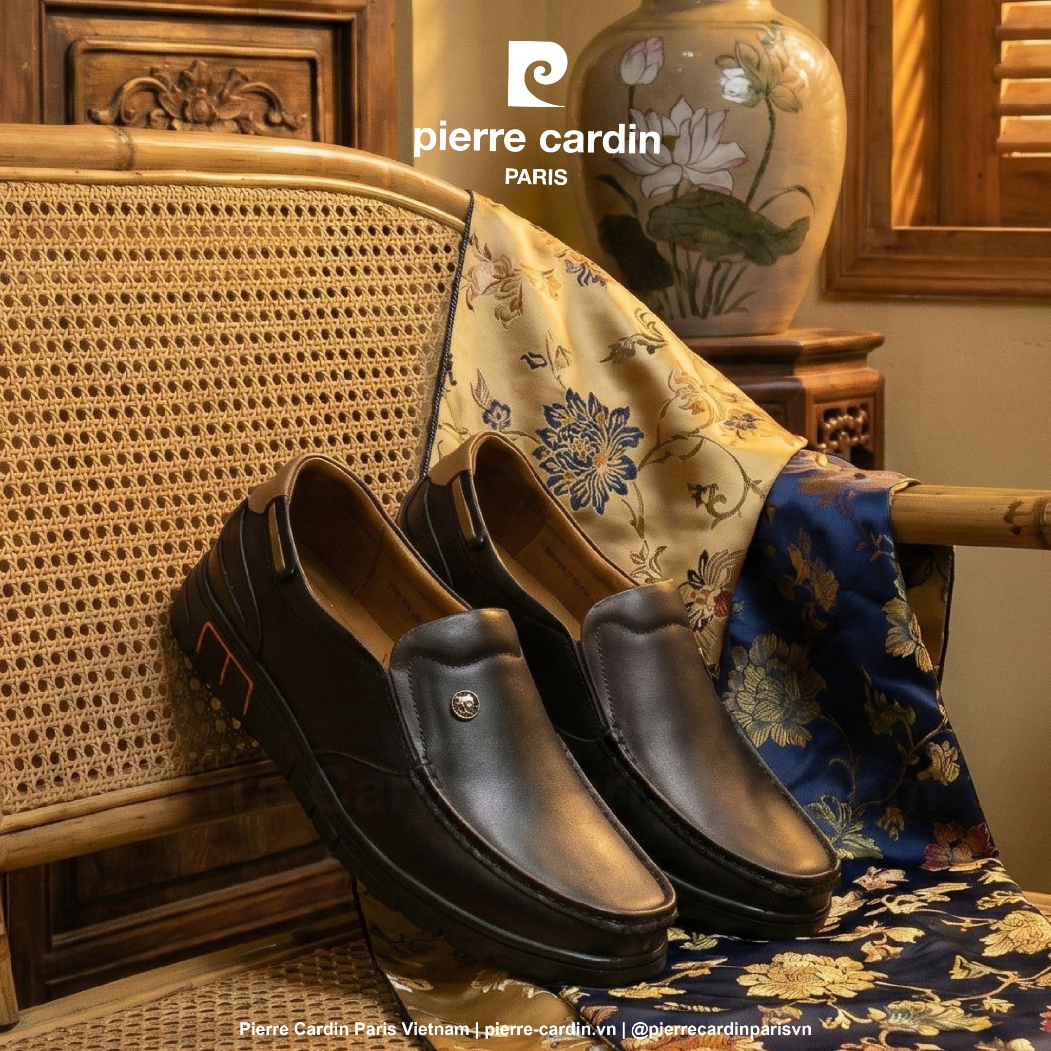 Giày Black Loafer Phiên Bản Cải Tiến Pierre Cardin – PCMFWLI 808