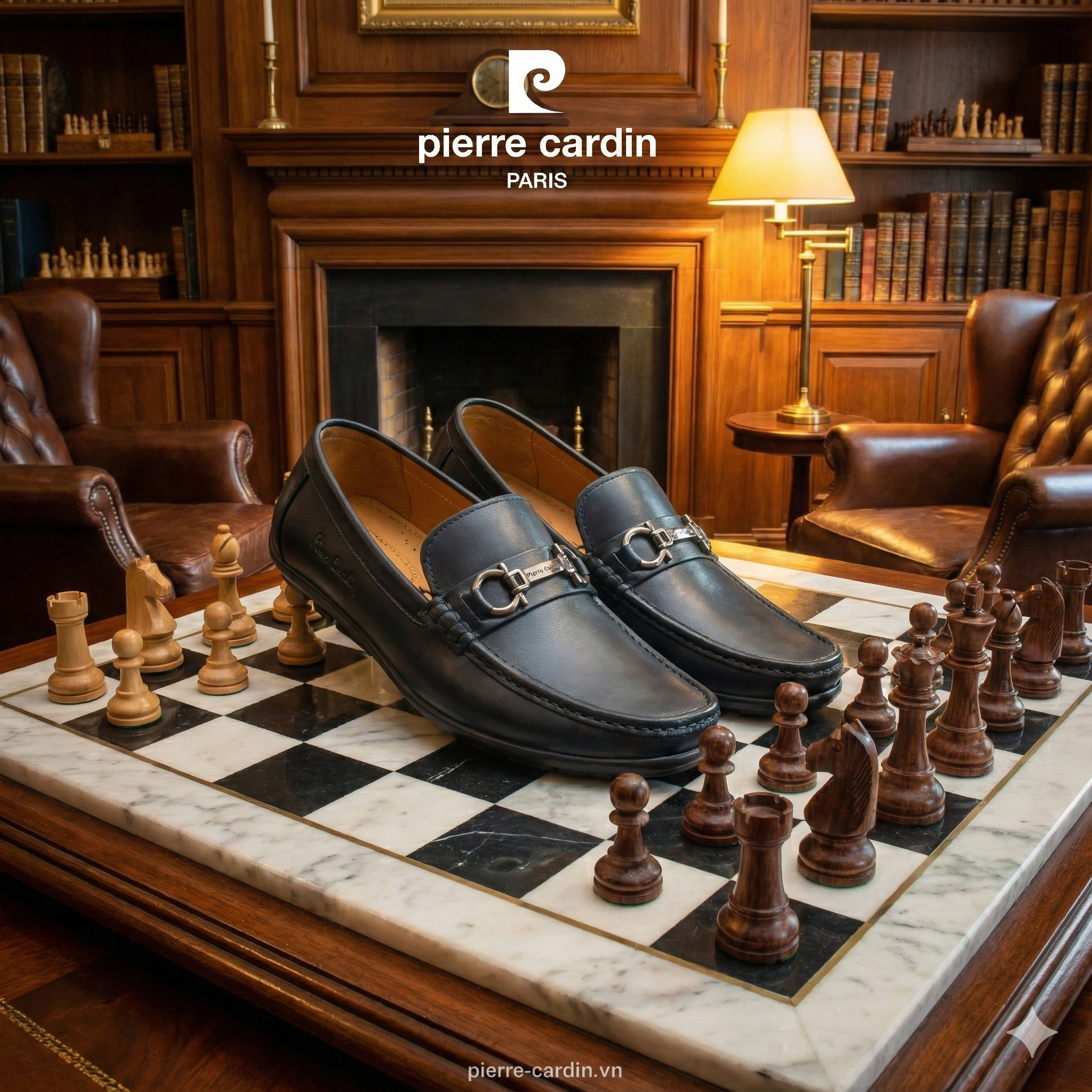 [THE ROOK] Giày Horsebit Moccasins Thời Trang Pierre Cardin – PCMFWLJ 810