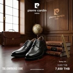 Giày Apron Toe Derby Tăng Chiều Cao Pierre Cardin - PCMFWL 374 (+7cm)