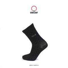Tất/ Vớ Cổ Cao Hàng Hiệu Oscar Fashion - OCMSLMI 057 (BLACK)