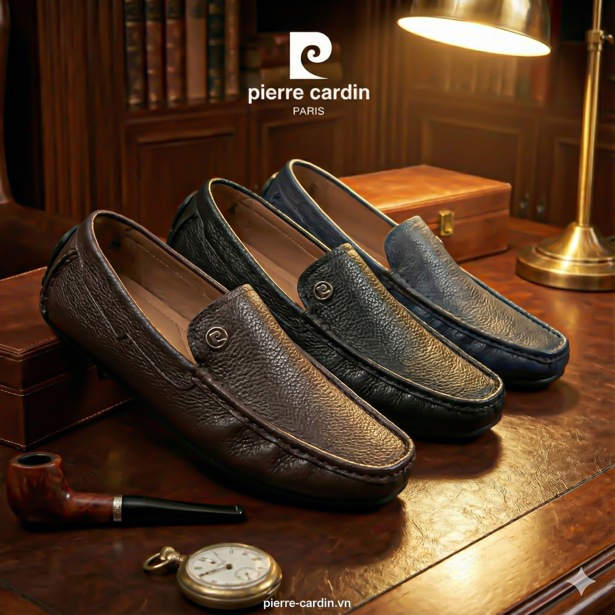 Giày Casual Cao Cấp Phong Cách Hình Tượng Quý Ông Cổ Điển Pierre Cardin – PCMFWLJ 533