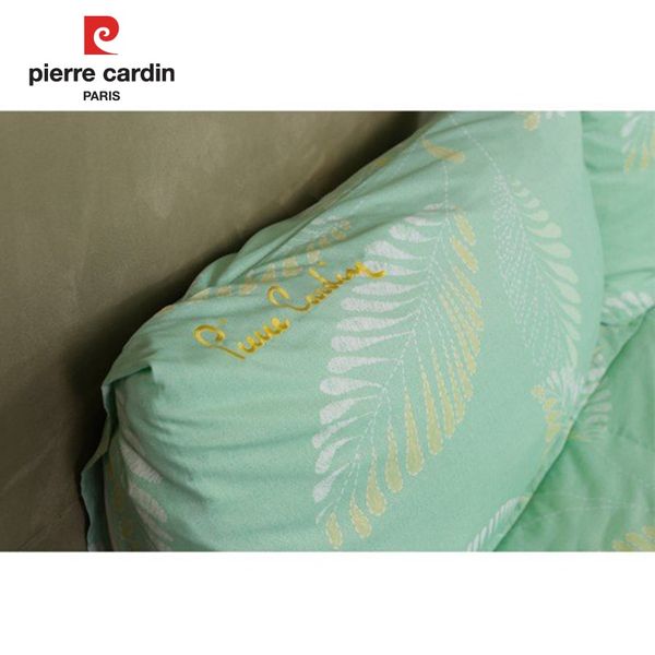 Bộ drap - áo gối lá xanh ngọc 003 Tencel Silky