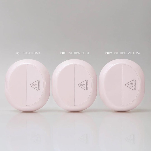  (HSD T10/2026) Phấn Nước Mỏng Nhẹ 3CE Bare Cover Cushion SPF40 PA++ 15g 