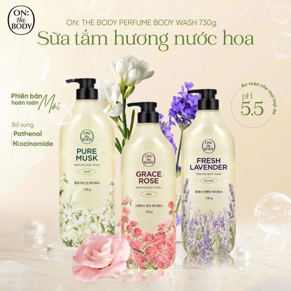  Sữa Tắm Hương Nước Hoa ON: The Body 730g 