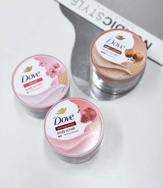  Kem tẩy tế bào chết toàn thân Dove Body Scrub (Nhiều loại) 