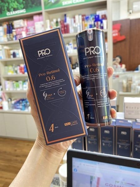  Kem Dưỡng Sáng, Cải Thiện Nếp Nhăn MD CARE PRO-RETINOL 0.6 30ml 