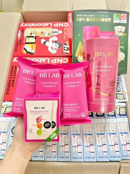  (SALE HSD T10/2026) Collagen Uống Dạng Bột BB Lab Goodnight Low Molecular Collagen S(MẪU MỚI) 