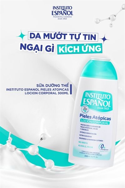  (NHẬP KHẨU) Sữa dưỡng thể Instituto Espanol Pieles Atopicas Lotion Corporal 300ml 