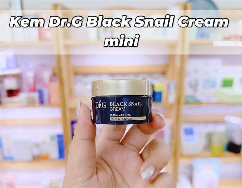  Kem Dưỡng Ốc Sên, Chống Lão Hóa DR.G Black Snail Cream 50ml 