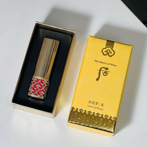  (HÀNG ORDER) Son thỏi lì Hoàng Cung The History of Whoo Gongjinhyang:Mi Luxury Velvet Lip Rouge 6g 