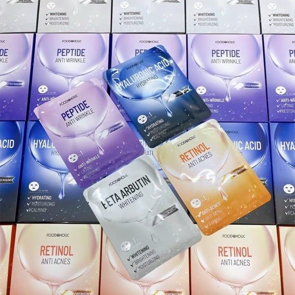  Mặt nạ giấy cấp ẩm, dưỡng sáng Foodaholic Premium Mask 23ml (1 miếng) 