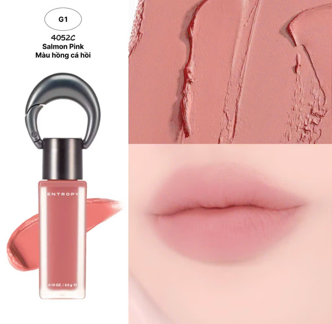  (Mẫu mới) Son Tint Bóng, Lì Entropy Charm Tint 3g 