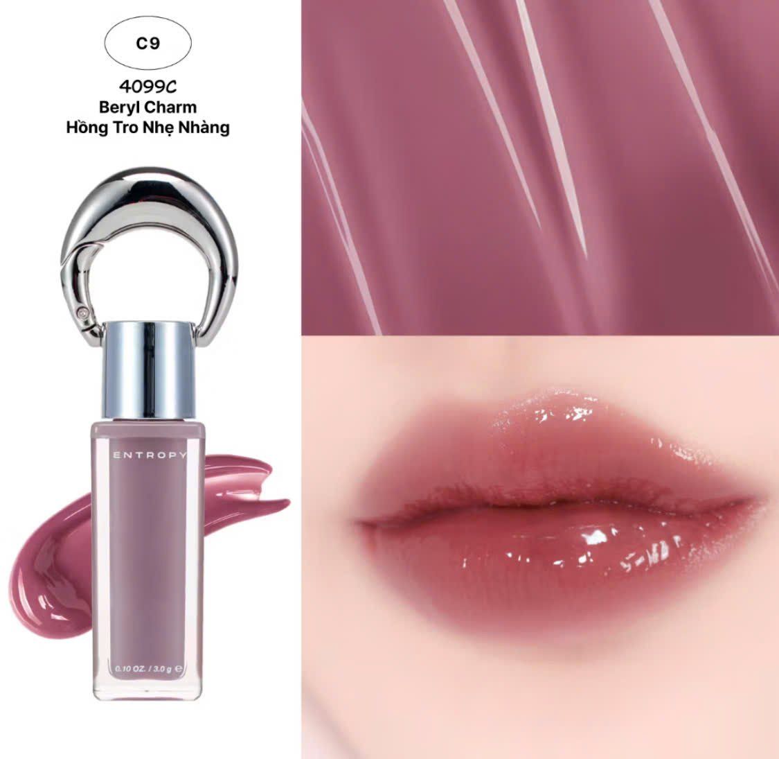  (Mẫu mới) Son Tint Bóng, Lì Entropy Charm Tint 3g 