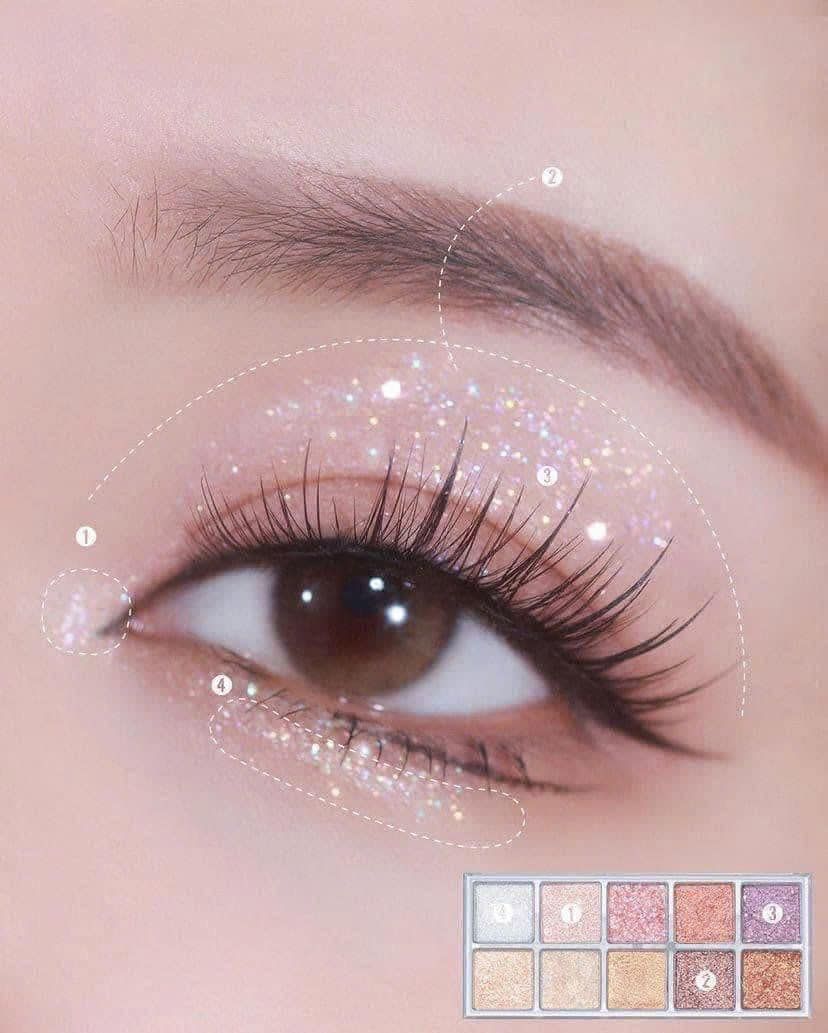 Bảng Phấn Mắt 10 ô lấp lánh Romand Better Than Palette  (DATE T3/2027) 