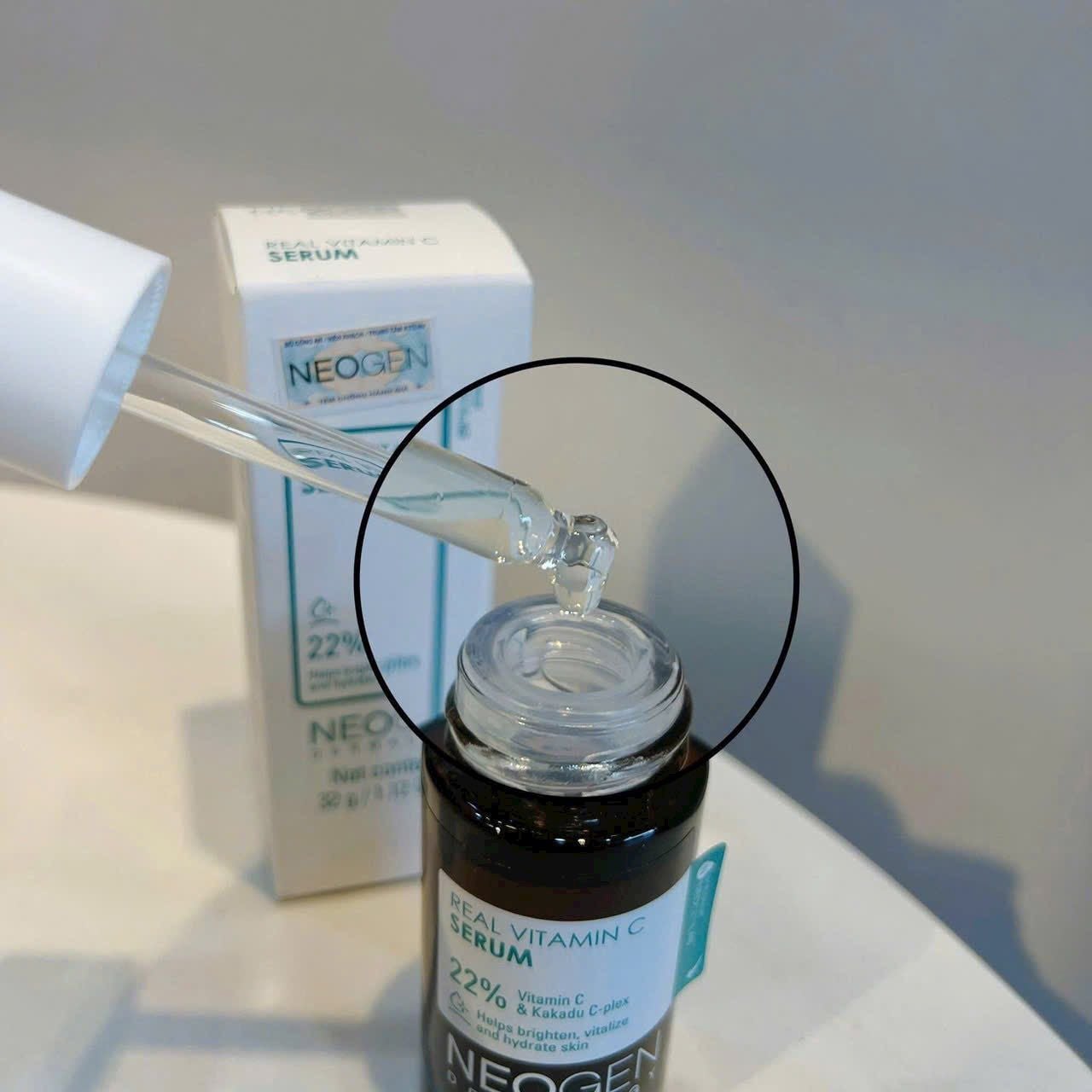  Tinh Chất Dưỡng Sáng, Chống Lão Hóa Neogen Real Vitamin C 22% & Kakadu Serum 32g 