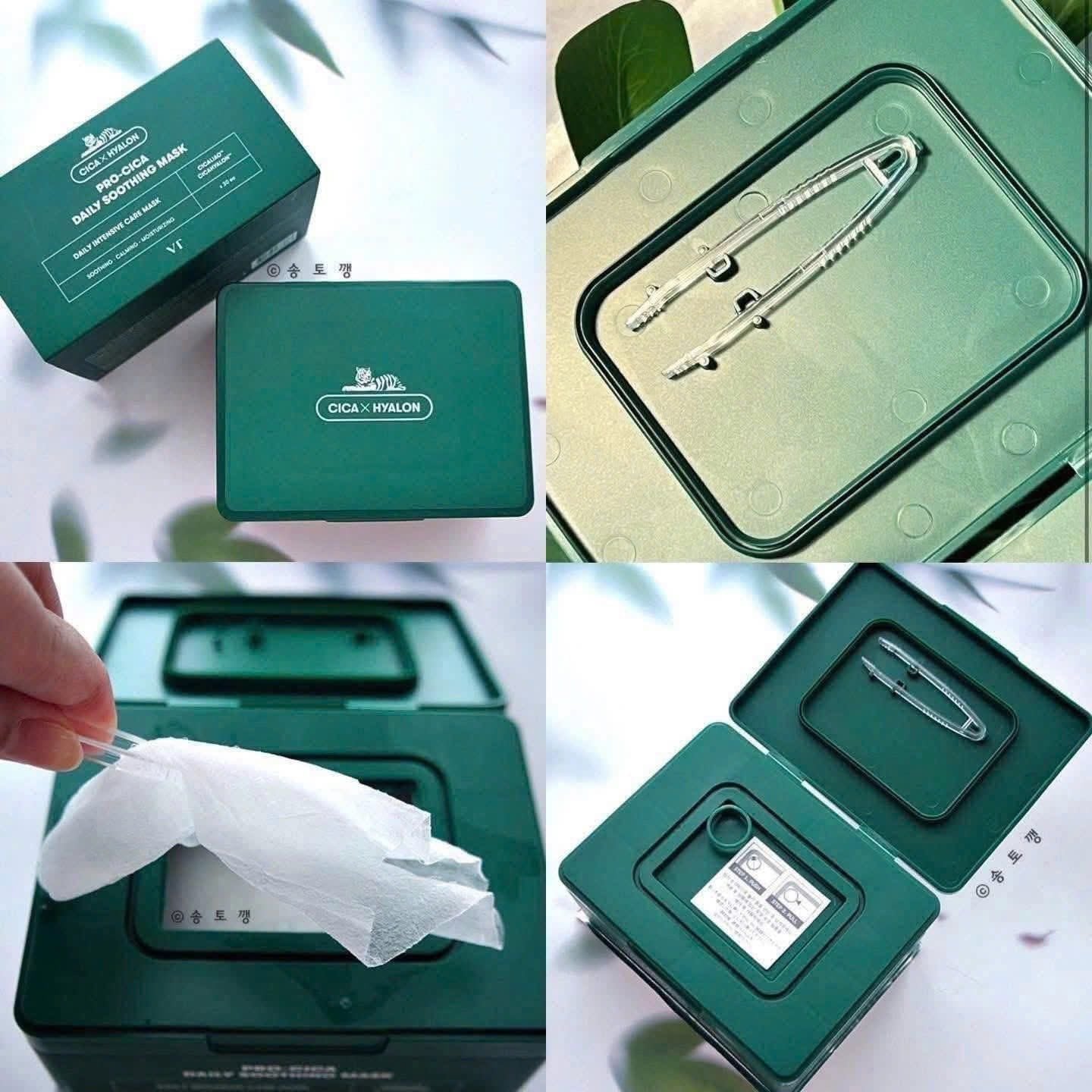  Mặt Nạ Dưỡng Da, Chống Lão Hóa VT Cosmetics Cica Mask (Hộp 30 miếng) 