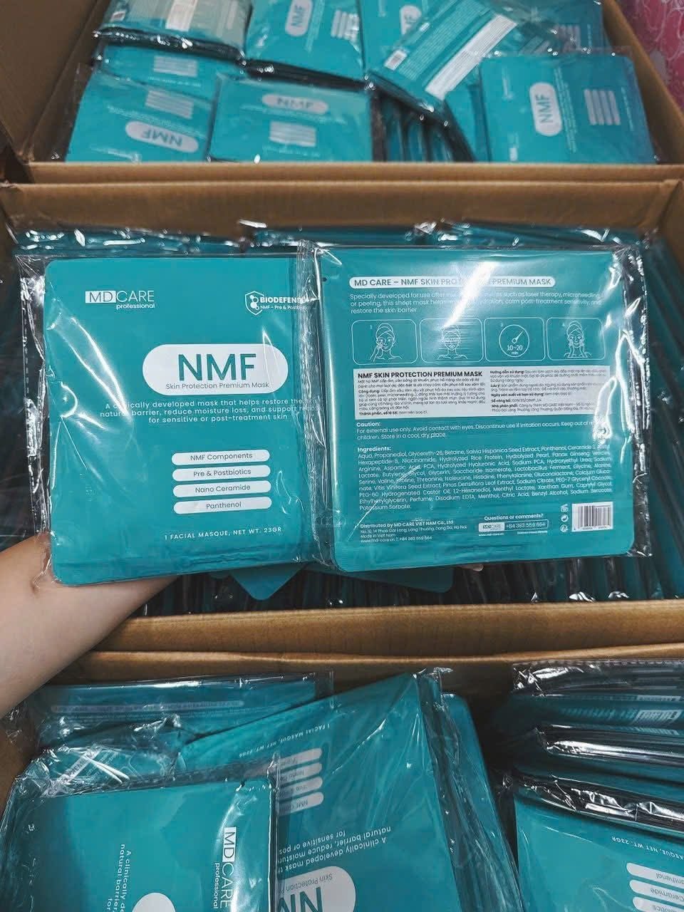  Mặt nạ giấy dưỡng ẩm, phục hồi MD CARE NMF Skin Protection Premium Mask 23g (1 miếng) 