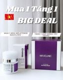  (Tặng 1 cọ rửa mặt) Kem Dưỡng Mờ Nám, Chống Lão Hóa Maxclinic Time Return Melatonin Liposome 5% Cream 50g 