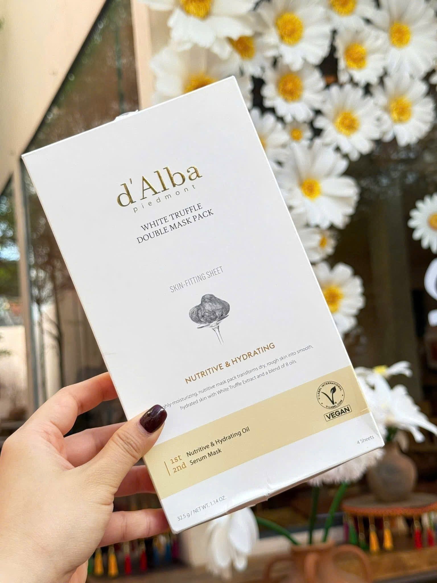  (SALE LỖ) Mặt nạ chăm sóc da chuyên sâu D'Alba White Truffle Double Mask Pack 30g (HSD T3/2026) 