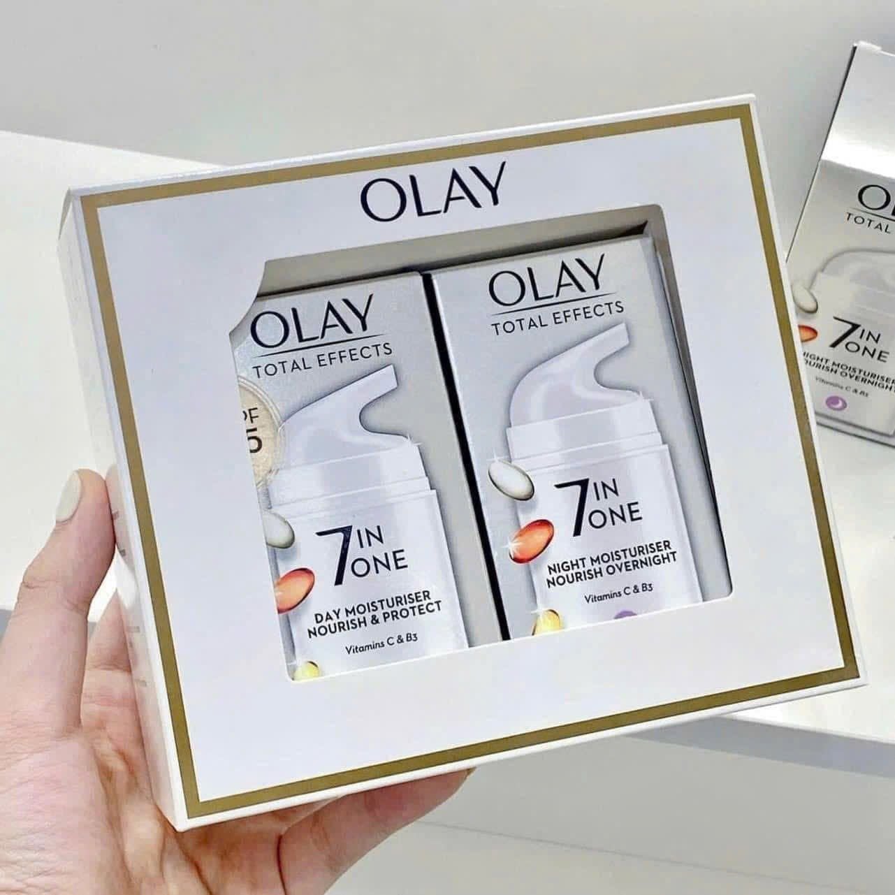  [HÀNG UK] Kem Dưỡng Ban Đêm Olay Total Effects 7in1 Night Moisturiser Nourish Overnight 50ml 