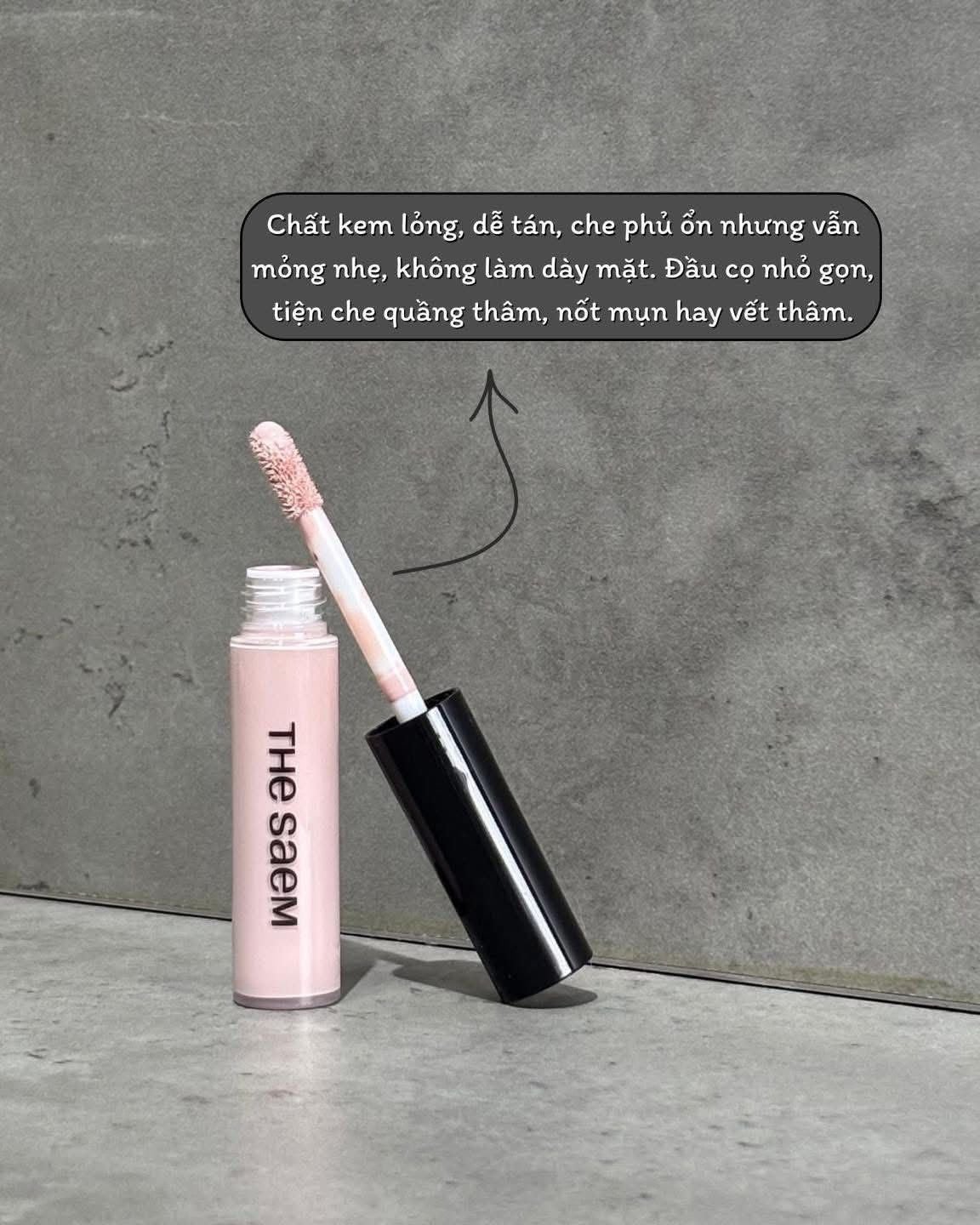  (Mẫu mới) Kem Che Khuyết Điểm The Saem Cover Perfection Tip Concealer 6.5g 