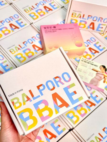  Viên Sủi Hỗ Trợ Giảm Cân Balporo Bbae Health Functional Food (10v x 3 ống) 