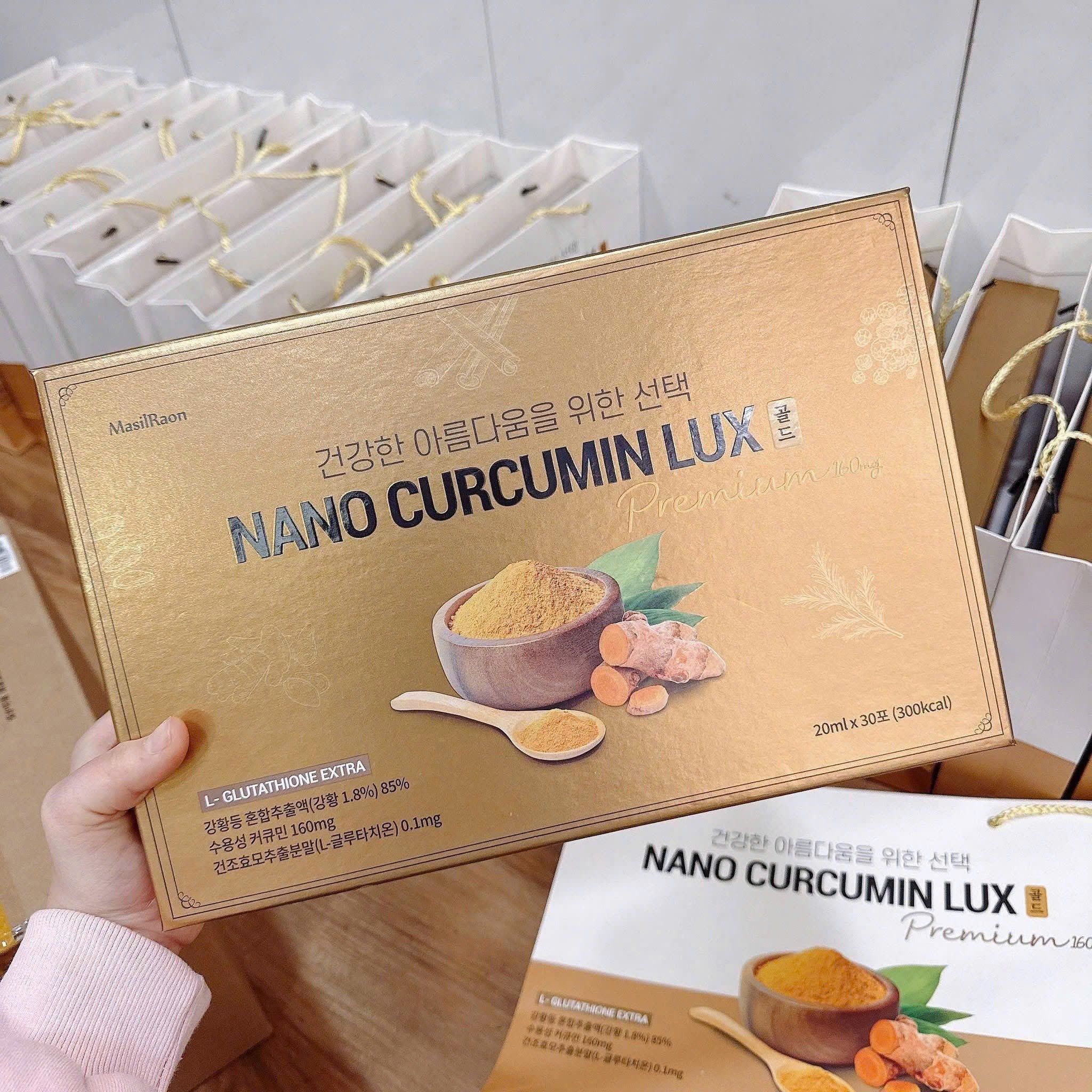  Nghệ Nano Curcumin Masilraon Lux Premium 160mg (20ml x 30 gói) 