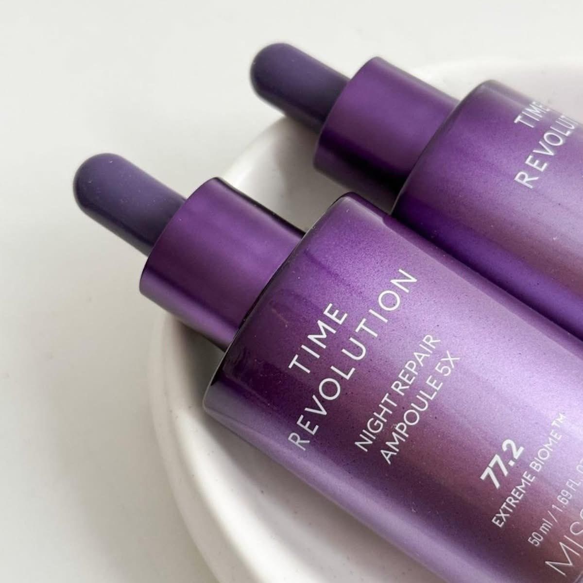  (Mẫu mới) Tinh chất chống lão hóa Missha Time Revolution Night Repair Ampoule 5X 50ml 