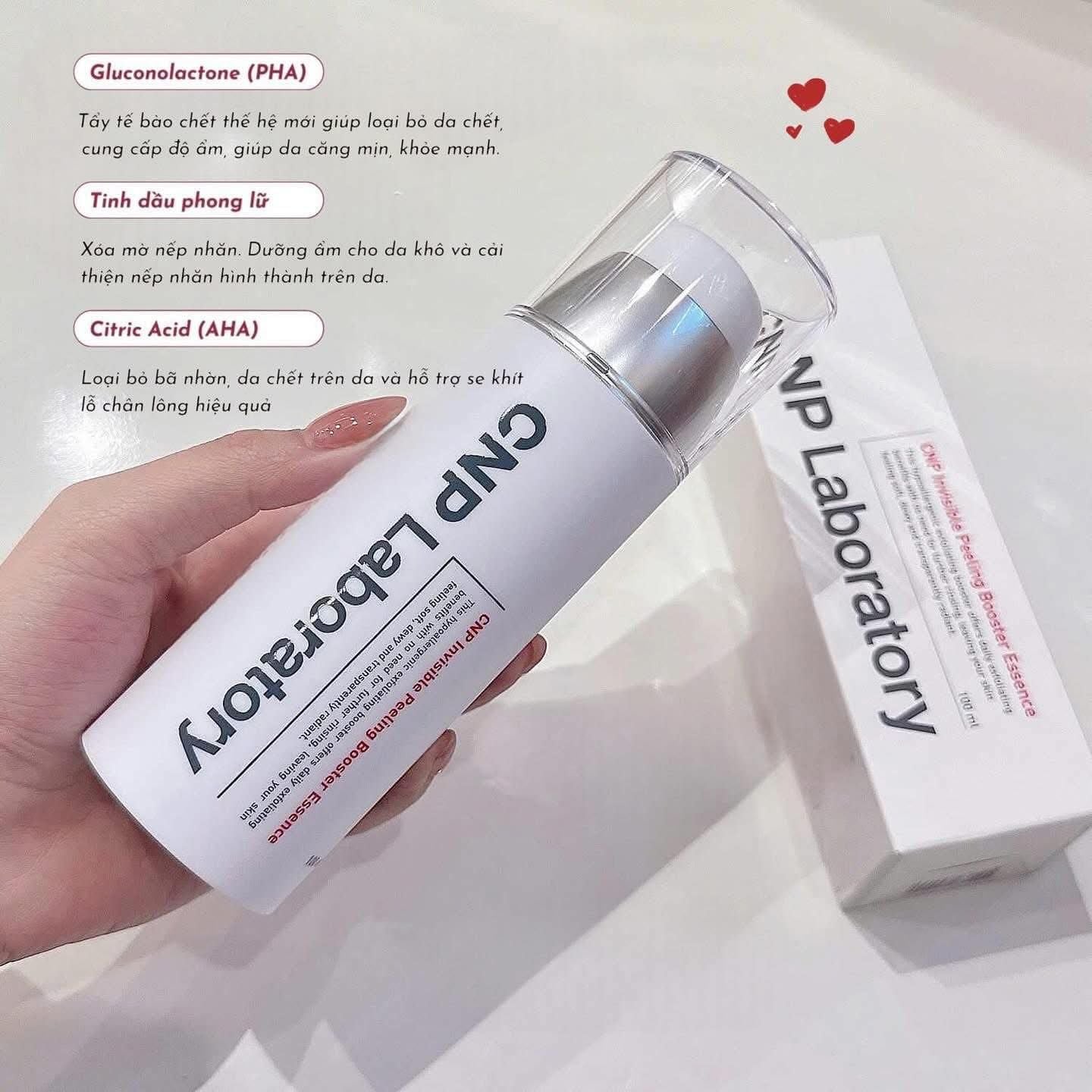  Tẩy Tế Bào Chết Hóa Học Dạng Gel CNP Laboratory Invisible Peeling Booster Essence 