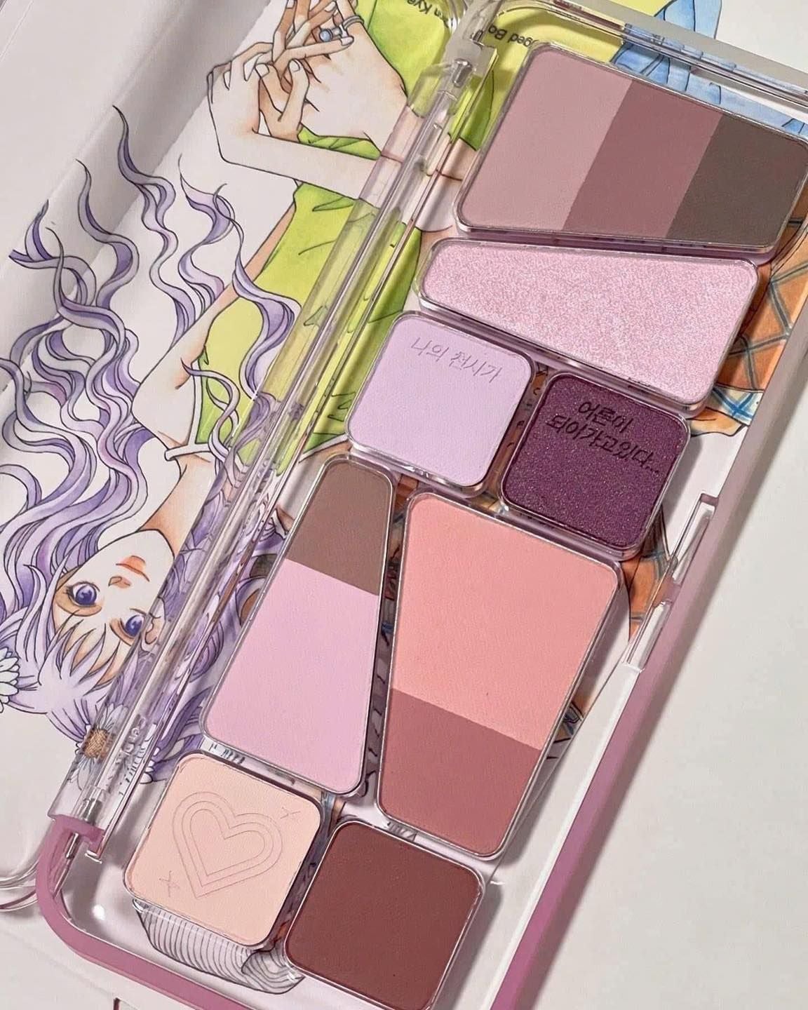  Phấn mắt 8 ô Clio Pro Eye Palette Air (14 FOREVER MAUVE) 