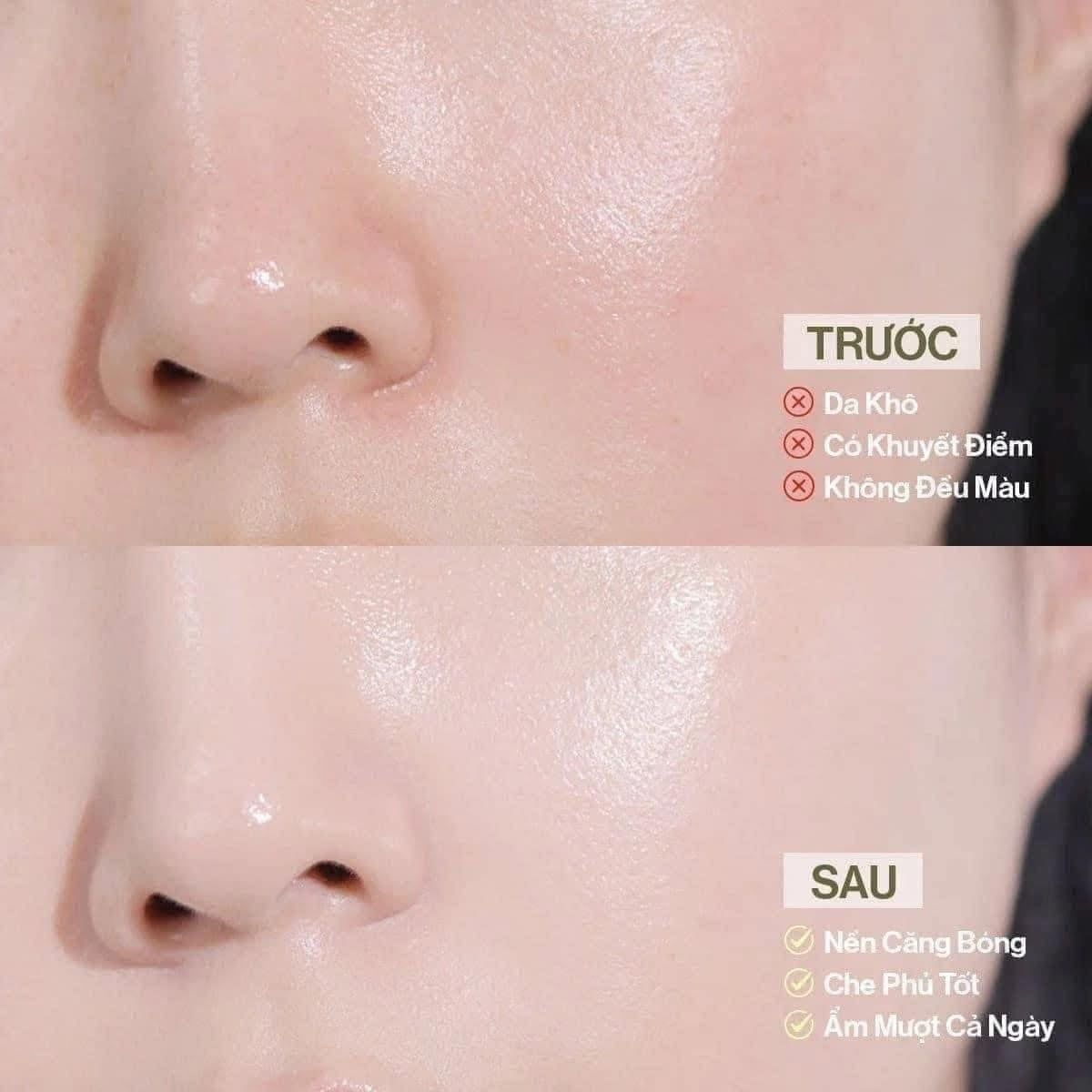  (HỒNG) Phấn Nước Che Phủ Mỏng Mịn Glamrr Q Long Wear DD Cushion SPF50+ PA+++ 13g 