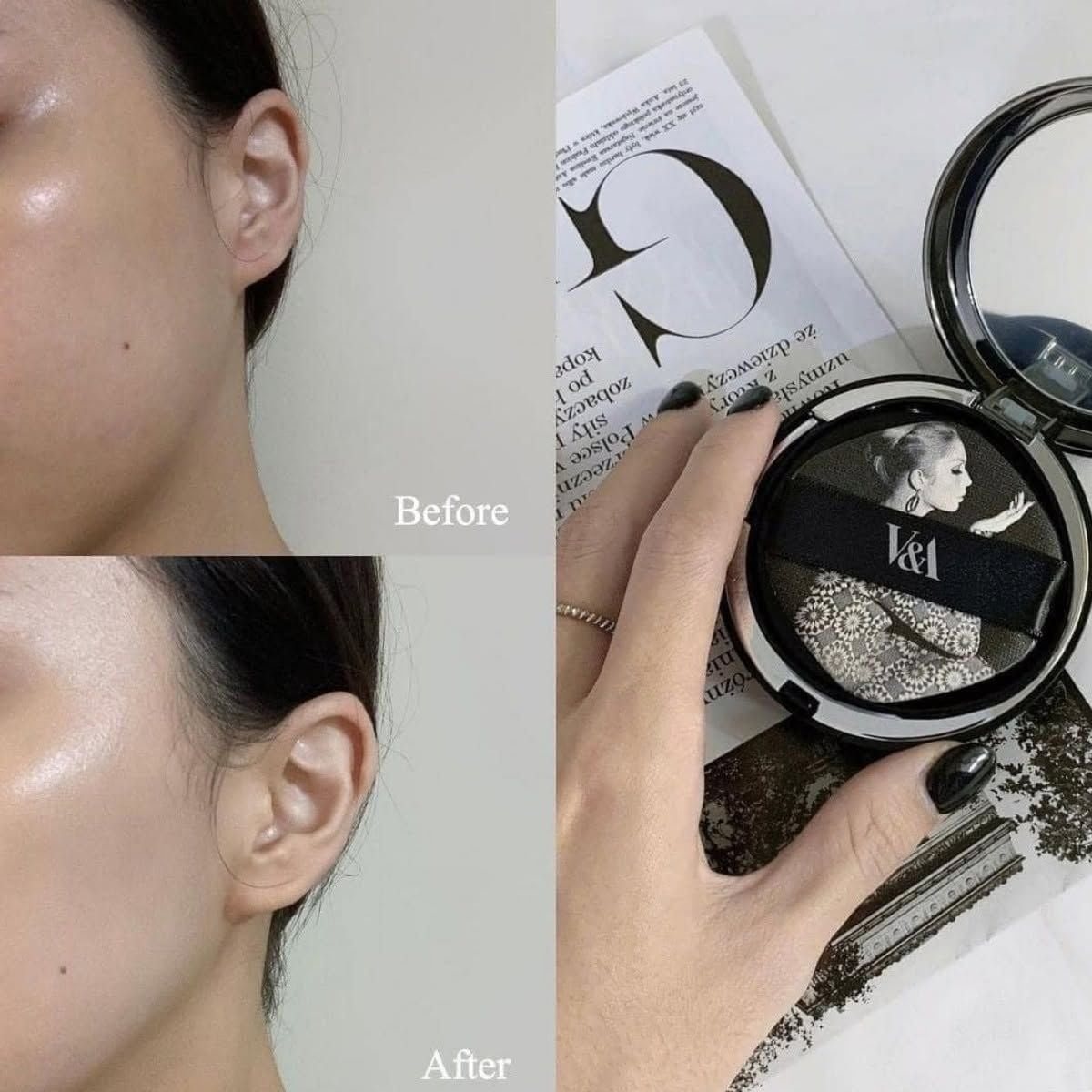 Phấn Nước Che Phủ, Sáng Da V&A Long Wear Cushion Foundation Radiant SPF50+ PA++++ 15g 