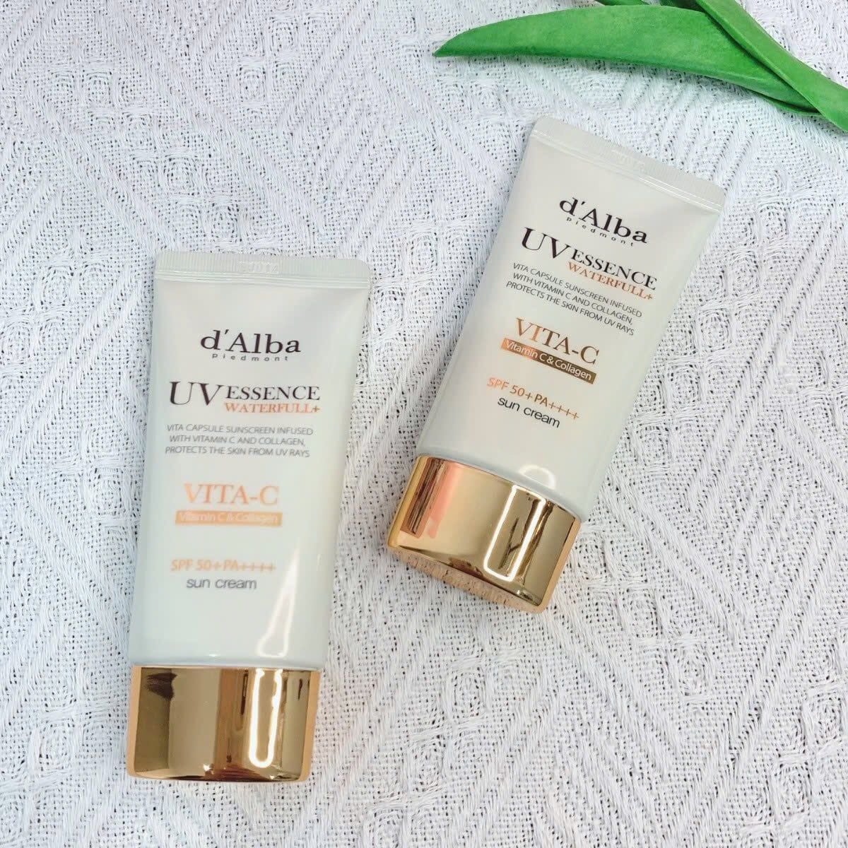  (Mẫu mới) Kem chống nắng nâng tone, dưỡng da d'Alba VITA-C Sun Cream SPF50+ PA++++ 50ml 