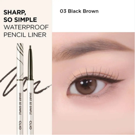 (Mẫu mới) Chì kẻ mắt Clio Sharp So Simple Waterproof Pencil Liner 