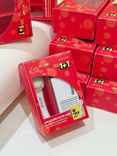  (Tặng 1 cọ rửa mặt) Kem Dưỡng Mờ Nám, Chống Lão Hóa Maxclinic Time Return Melatonin Liposome 5% Cream 50g 