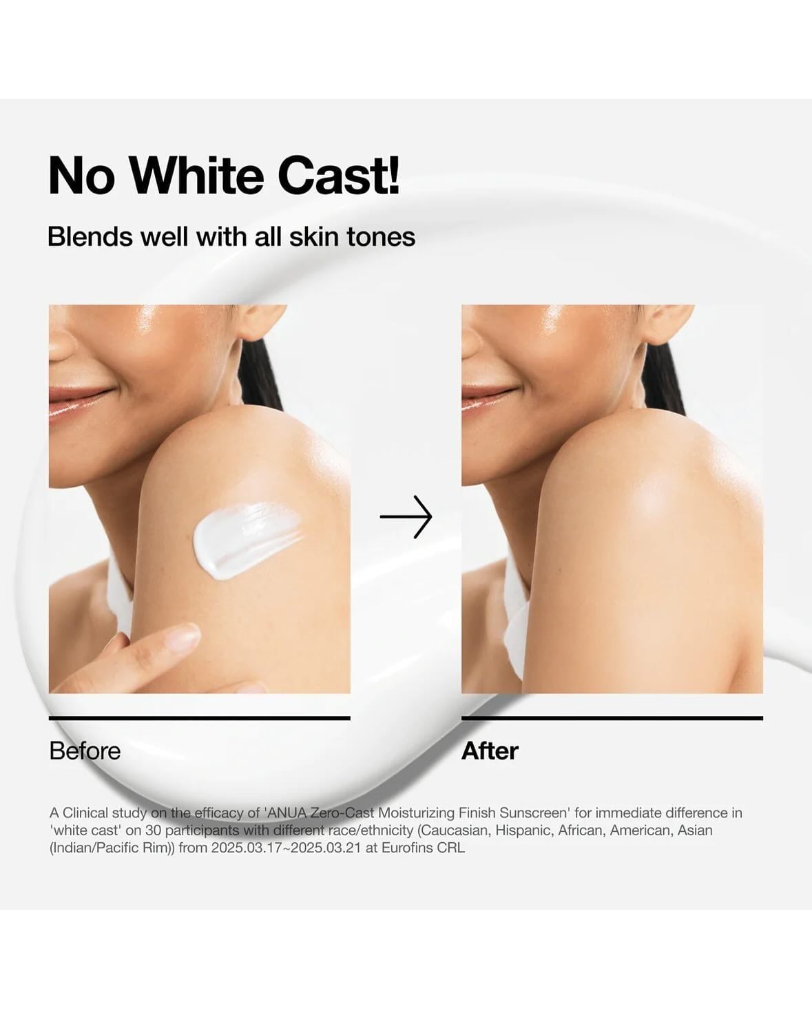  Kem Chống Nắng Anua Zero Cast Moisturizing Finish Sunscreen SPF50+ PA++++ 50ml 