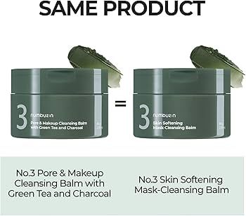  Sáp Tẩy Trang Sạch Mụn Đầu Đen Numbuzin No.3 Skin Softening Mask Cleansing Balm 85g 