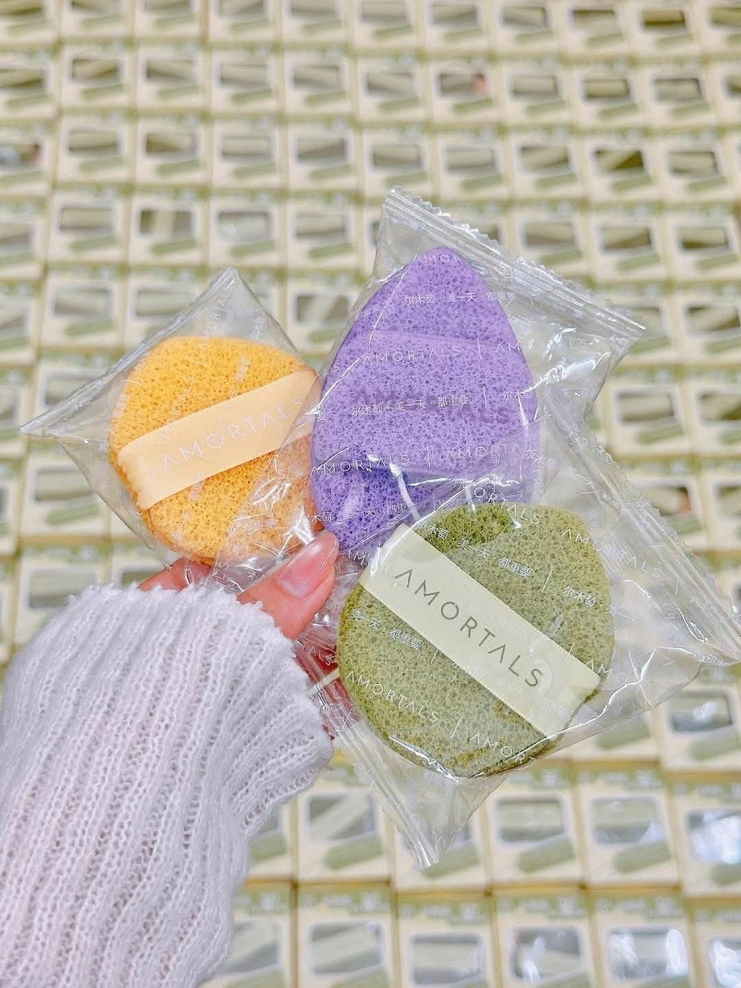  Bông mút rửa mặt bọt biển Amortals 