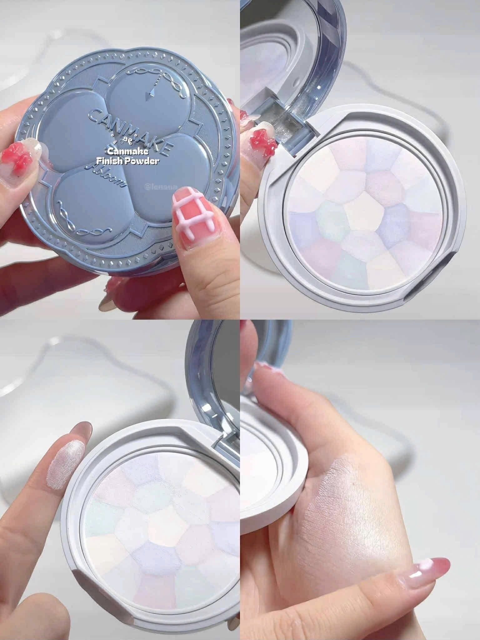  Phấn Phủ Đa Sắc Canmake Tokyo Illuminating Finish Powder Abloom SPF24 PA++ (XANH) 