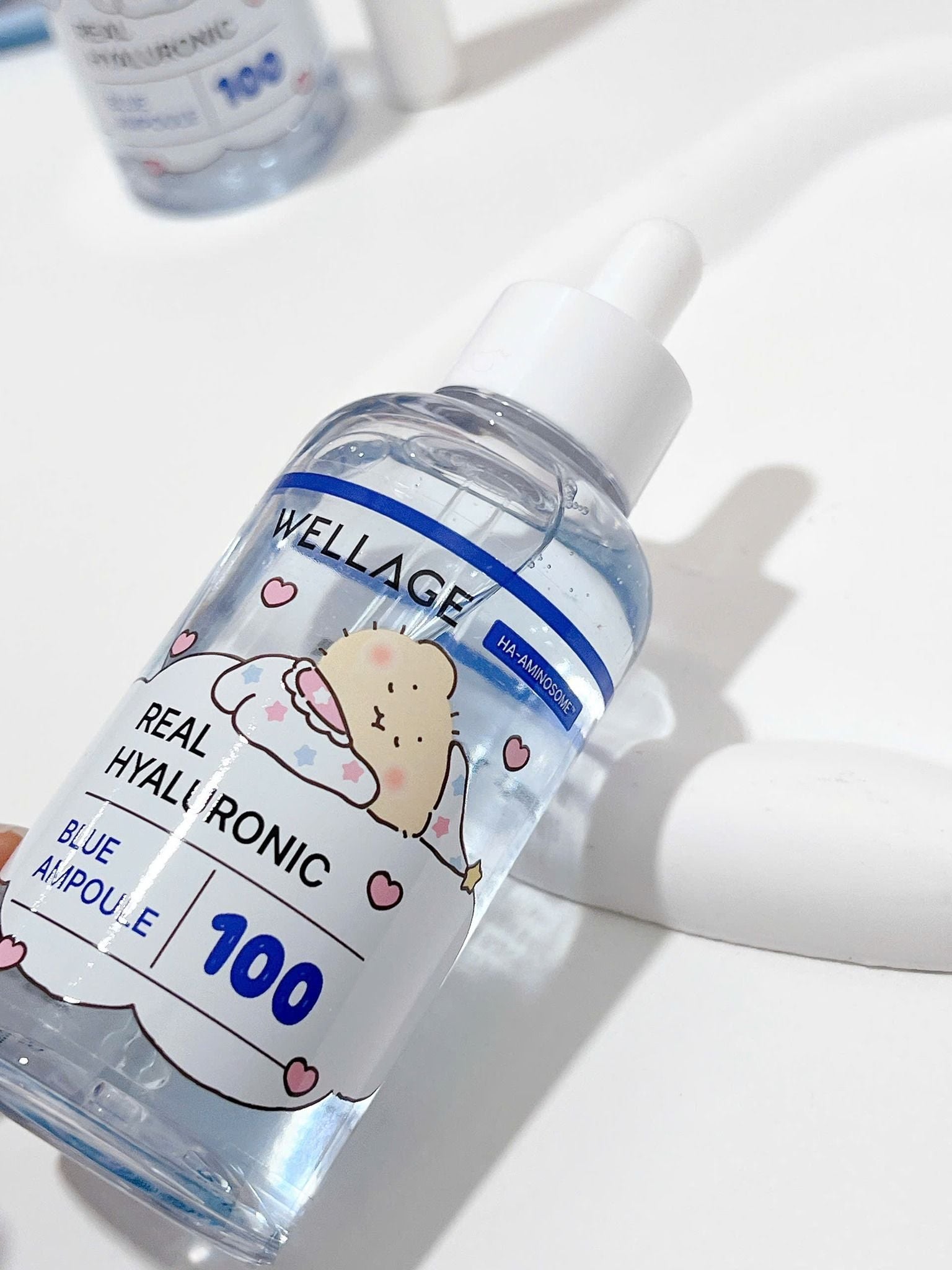  Tinh Chất Cấp Nước, Phục Hồi Da Căng Bóng Wellage Real Hyaluronic Blue Ampoule 