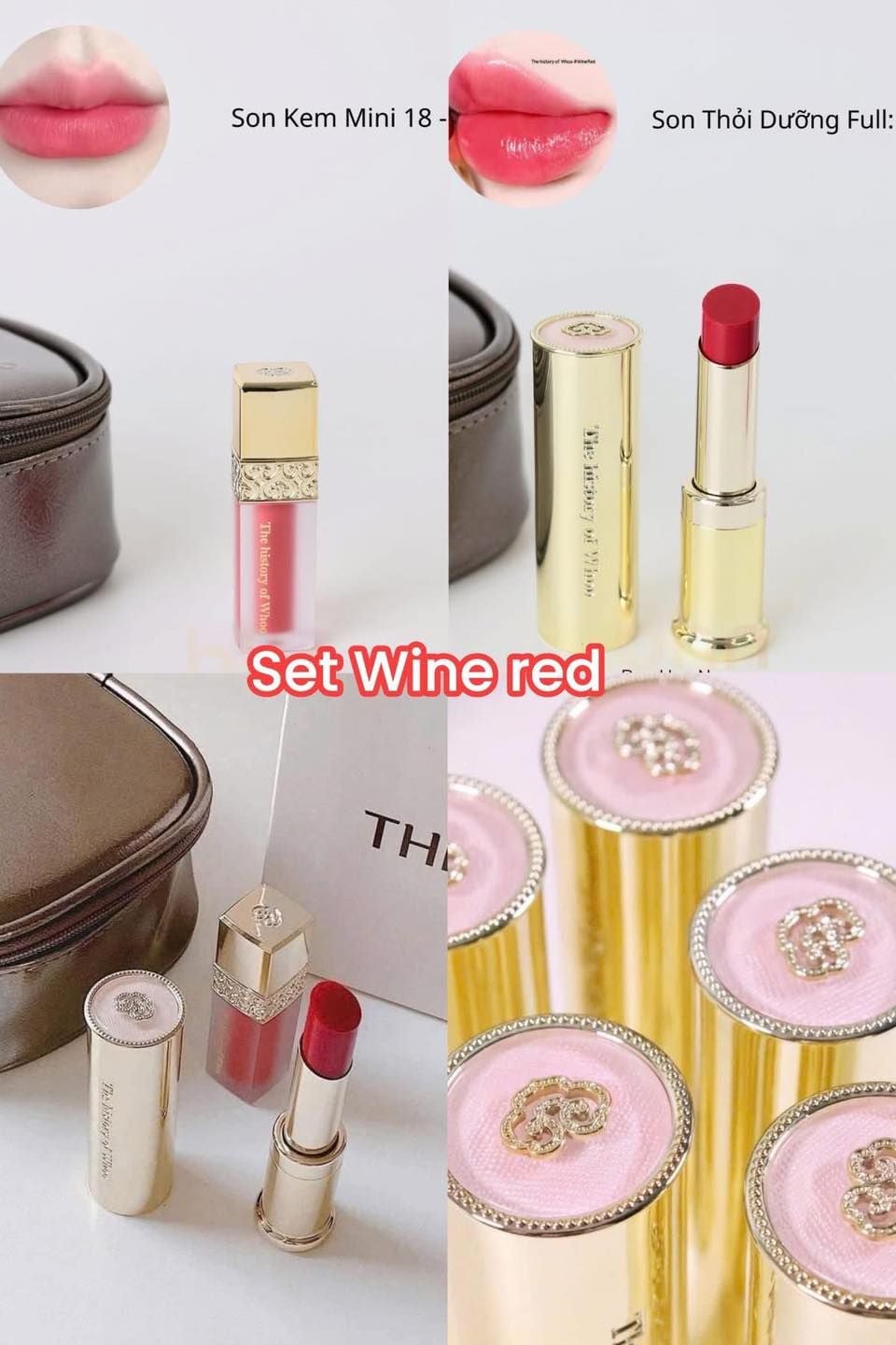  Set Son Dưỡng The History Of Whoo Gongjinhyang:Mi Glow Lip Balm Special Set 