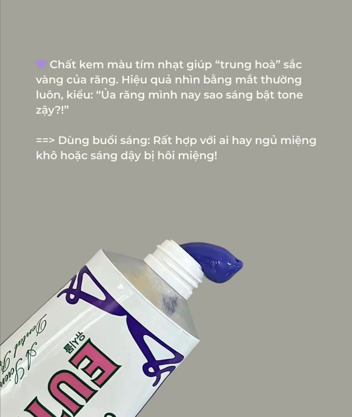  (MINI SIZE) Kem đánh răng Euthymol Original Toothpaste Whitening Purple Corrector 20g 