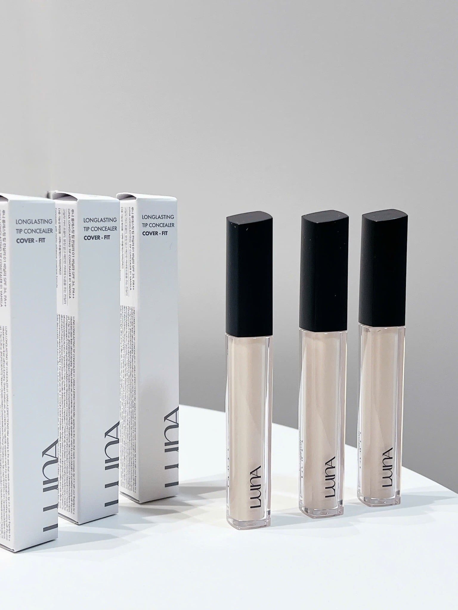  Che Khuyết Điểm Luna Long Lasting Tip Concealer SPF34 PA++ Cover - Fit 